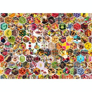 Brain Tree - Seamless fruits 1000 Pieces Jigsaw Puzzle - Random Cut - 27.5"lx19.5"w - 1 of 1