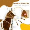 Rocking Horse with Sound, Ride on Horse with Saddle, Toddler Rocker, Gift for 3-8 Year Old - 4 of 4