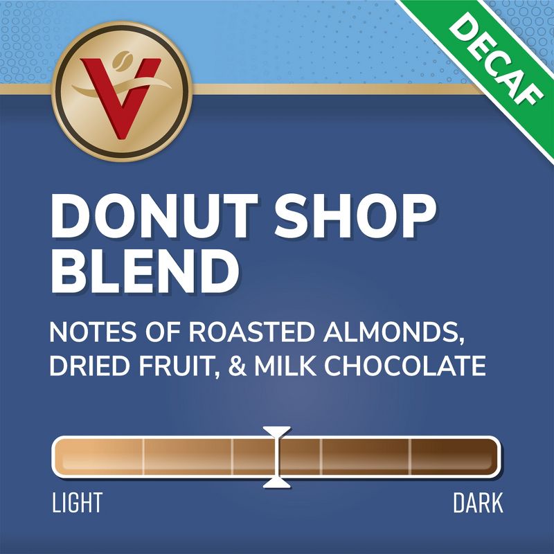 Victor Allen's Coffee Decaf Donut Shop Blend Single Serve Coffee Pods, 42 Ct, 3 of 11