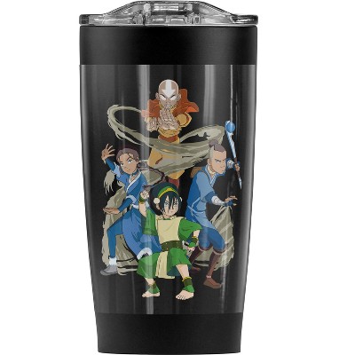 Avatar The Last Airbender Team Avatar Elements Steel Tumbler 20oz Coffee Travel Mug