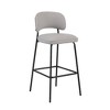 New Classic Furniture,Blythe Vegan Leather Bar Chair in Ivory (Set of 2) - 2 of 4