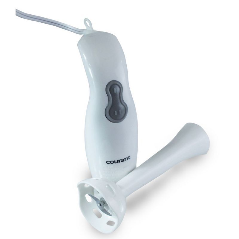 250W 5-Speed Hand Mixer with 2-Speed Hand Blender and measuring Cup- White, 3 of 6