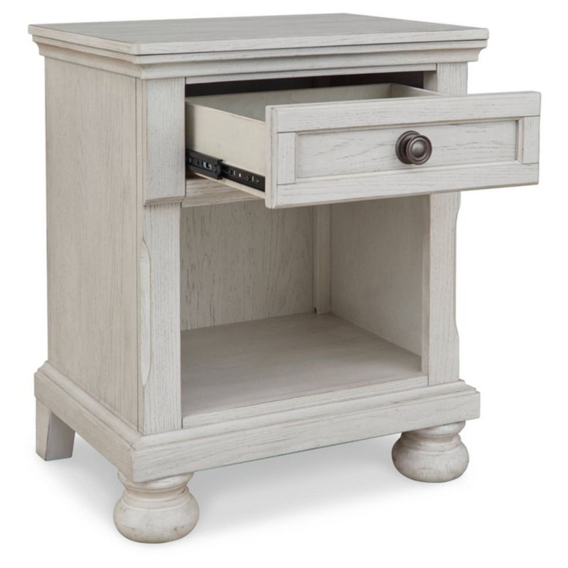 Robbinsdale 1 Drawer Nightstand White - Signature Design by Ashley, 3 of 8