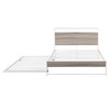 Full Size Metal Platform Bed with Trundle, USB Ports and Slat Support - 4 of 4