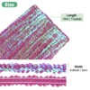 Unique Bargains Elastic PVC Durable Sequins Flat Paillette Sequin Trim 1 Pc - 3 of 4