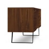 63" Solid Wood TV Media Stand with Handcrafted Finish, Cord Management, and Anti-Tip Kit Included for Living Room and Bedroom - 3 of 4