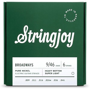 Stringjoy Broadways Pure Nickel Electric Guitar Strings - 1 of 1