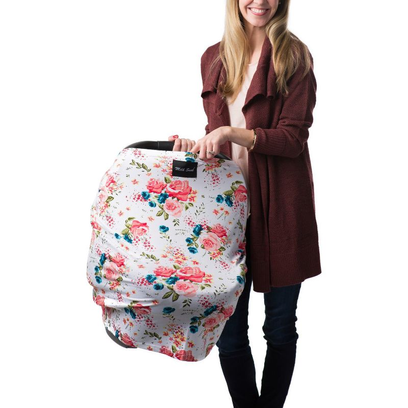 Milk Snob Nursing Cover/Baby Car Seat Canopy - French Floral, 4 of 5