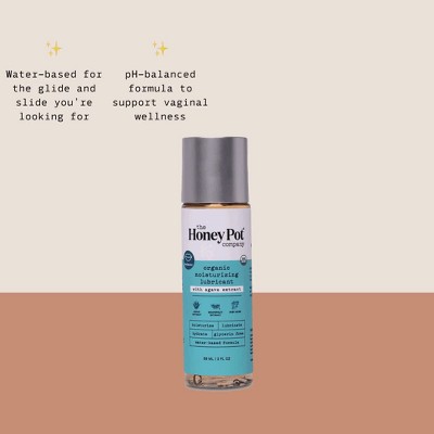 honeypot lubricating gel The Honey Pot Organic Water Based Personal Lube - Agave