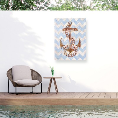 "Anchors Away" Outdoor Canvas