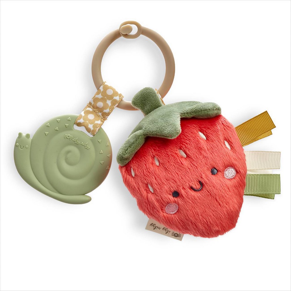 Photos - Rattle / Teether Itzy Ritzy Pal Teether - Strawberry 