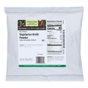 Frontier Co-Op Broth Powder Chicken Flavored - 1 lb - 1 of 4