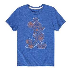 Boys' - Disney - Mickey Silhouette Short Sleeve Graphic T-Shirt - 1 of 4