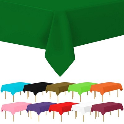 Plastic Tablecloth Disposable, Tablecloths For Rectangle Tables 54 Inch ...