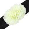 INSPIRE CHIC Women's Elastic Wide Double-Flower Stretch Corset Waist Belt 1 Pc - 2 of 4