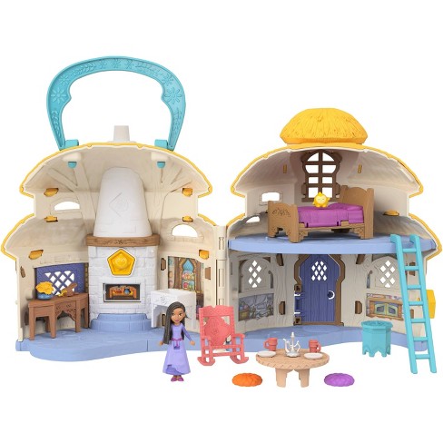 Disney Wish Cottage Home Playset With Asha Of Rosas Mini Doll, Star Figure  & 15+ Accessories : Target