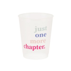 Jollity & Co. - Book Club "Just One More Chapter" Flex Cups - Pack of 8 Plastic Cups - 1 of 3