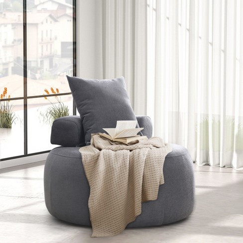 Gray reading chair hot sale