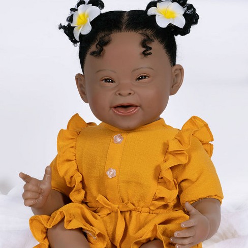 Paradise Galleries African Black Baby Doll - OH BABY! - 22 inches