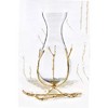 Classic Touch 11" Glass Vase with Gold Twig Base - image 2 of 3