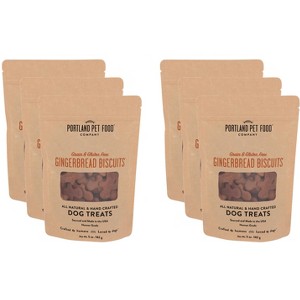 Portland Pet Food Company Gingerbread Biscuits - Case of 6 - 5 oz - 1 of 2