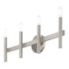 Livex Lighting Copenhagen 4 - Light Vanity in  Brushed Nickel - 2 of 4