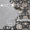 Acekool 9x12 Washable Boho Vintage Medallion Area Rug, Non-Slip, Stain Resistant, Non-Shedding Carpet for Living Room, Bedroom, Office - 4 of 4