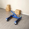 NAYSAYE Car Wheel Dolly Set of 2 Heavy Duty Wheel Dolly Portable Steel Frame for Garage and Workshop, Blue, 24"*9"*66" - 2 of 4