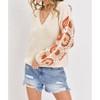 Women's Crochet sleeve sweater - BiBi - 3 of 3