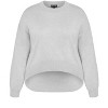 Women's Plus Size Lilia Jumper - grey marle | CITY CHIC - 4 of 4