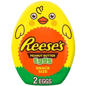 Reese's Peanut Butter and Milk Chocolate Pre-Filled Easter Egg Candy - 1.2oz - 1 of 4