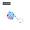 Unique Bargains Metal Smooth Durable Decoration DIY Crafts Key Chain Bells 5 Pcs - 3 of 3