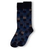 Memoi Men's Checkerboard Plaid Bamboo Dress Crew Socks - 3 of 4