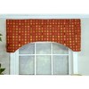 RLF Home Modern Design Classic Fair And Square Arch Style Window Valance  50" x 17" Multicolor - 2 of 4