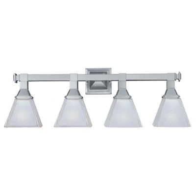 Maxim Lighting Brentwood 4 - Light Vanity in  Satin Nickel