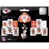 MasterPieces Officially Licensed NFL Kansas City Chiefs 2-Pack Playing cards & Dice set for Adults - 4 of 4