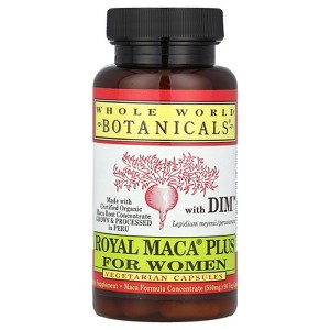 Whole World Botanicals, Royal Maca Plus for Women, 550 mg, 90 Veggie Caps by Whole World Botanicals - 1 of 3
