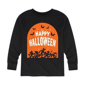 Boys' - Disney - Happy Halloween Tombstone Long Sleeve Graphic T-Shirt - 1 of 4