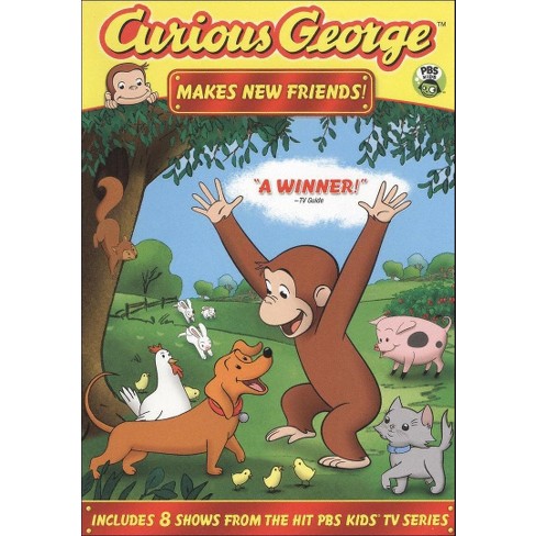 Curious George Curious George Makes New Friends Dvd Target