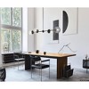 Urban Ambiance Luxury Minimalist Indoor Chandelier,  5-7/8''H x 14-3/4"W x 40''D,  Matte Black Finish, UHP4452 - 2 of 4