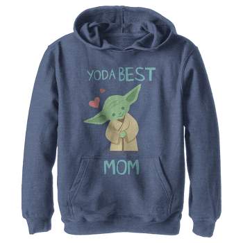 Boy's Star Wars Mother's Day Best Mom Yoda Pull Over Hoodie