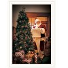 HomeRoots Naughty Or Nice White Framed Print Wall Art - 4 of 4