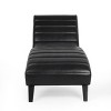 Stillmore Contemporary Channel Stitch Chaise Lounge - Christopher Knight Home - 3 of 4