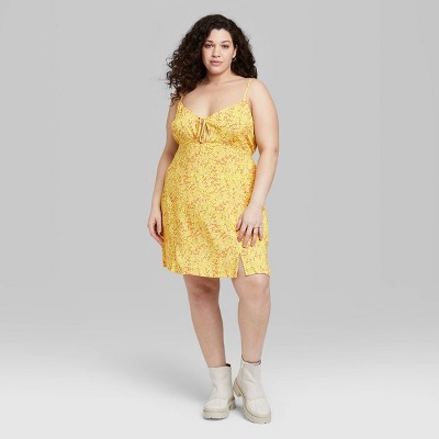 Plus Size Yellow Dresses : Target