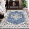 Area Rugs Washable Living Room Rugs Vintage Area Rug for Bedroom Boho Rug Oriental Office Rug - 2 of 4