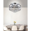 CWI Lighting Amanda 8 Light Flush Mount With Chrome Finish - 2 of 3