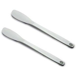 Norpro 11" Long Flexible Heat-Resistant Nylon Spatula Scraper, White, Set of 2 - 1 of 2