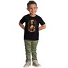 Christmas Mona Lisa Santa Claus Toddler Baby Graphic T Shirt Brisco Brands - 3 of 4