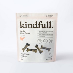Dental Bones Chicken Dog Treats - Small - 12oz - Kindfull™ - 1 of 3