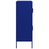 VidaXL Storage Cabinet Navy Blue 31.5"x13.8"x40" Steel - 4 of 4